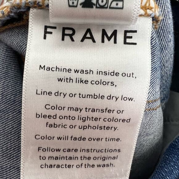 FRAME Mid-Rise Skinny Leg Jeans Size 26 - Picture 7 of 8